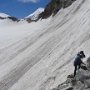 Abstieg mit Traverse zum Schölligletscher
